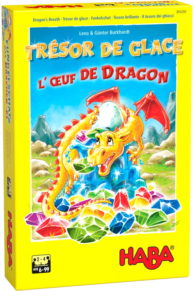 Boîte du jeu Trésor de Glace : l'oeuf de dragon