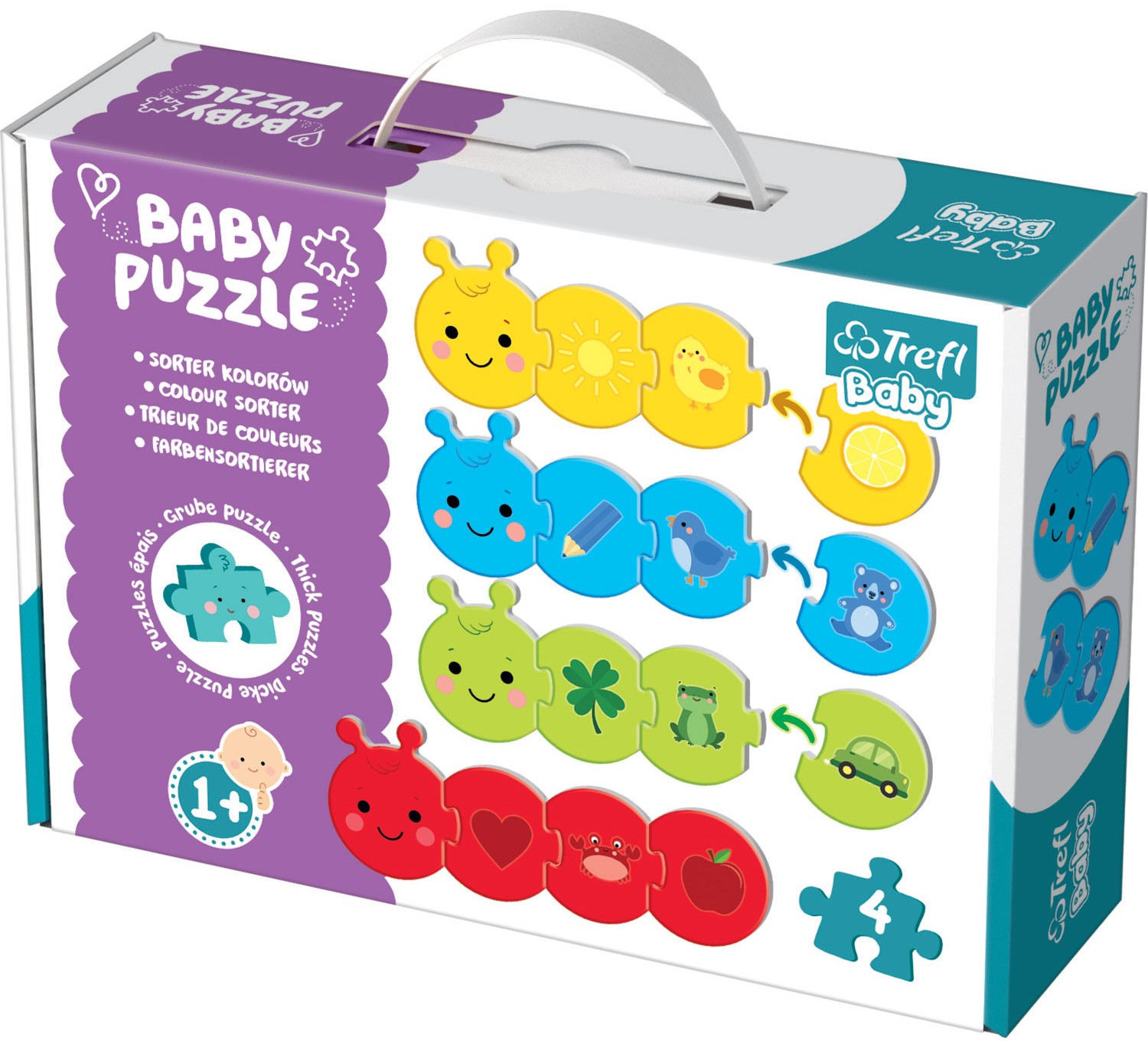 Casse-tête - Baby puzzle - Trieur de couleurs - Trefl