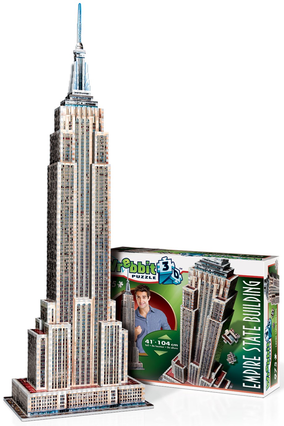 Casse-tête - Empire State Building (975 pièces) - Wrebbit 3d