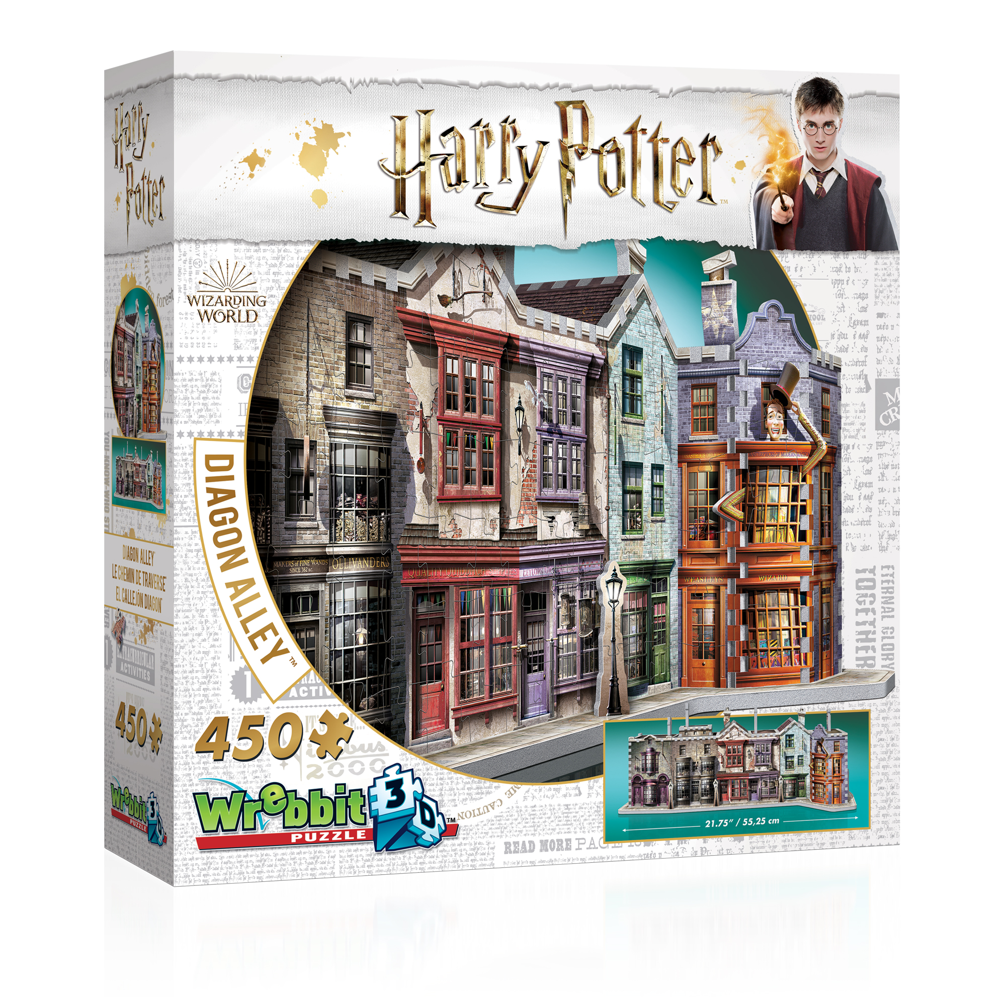 Harry Potter Le Chemin de Traverse (450 pièces) Wrebbit 3D