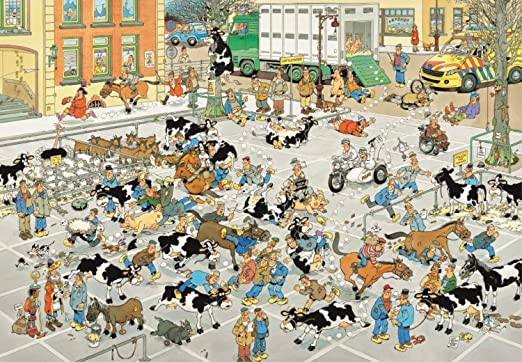 Jan Van Haasteren – Le marché aux bestiaux (2000 pièces) – Jumbo