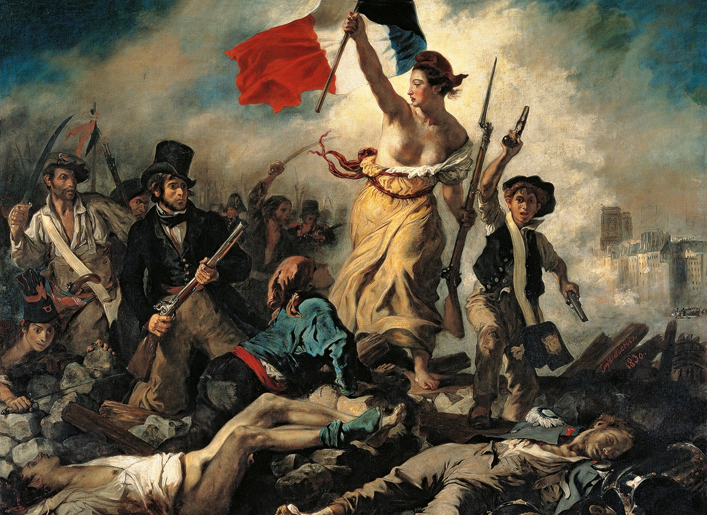 Casse-tête - Museum - Delacroix - Liberty Leading the People (1000 pièces) - Clementoni