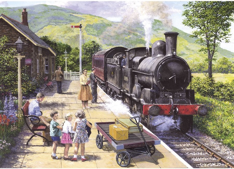 Casse-tête - Stephen Warnes - All aboard to Keswick (1000 pièces) - Gibsons