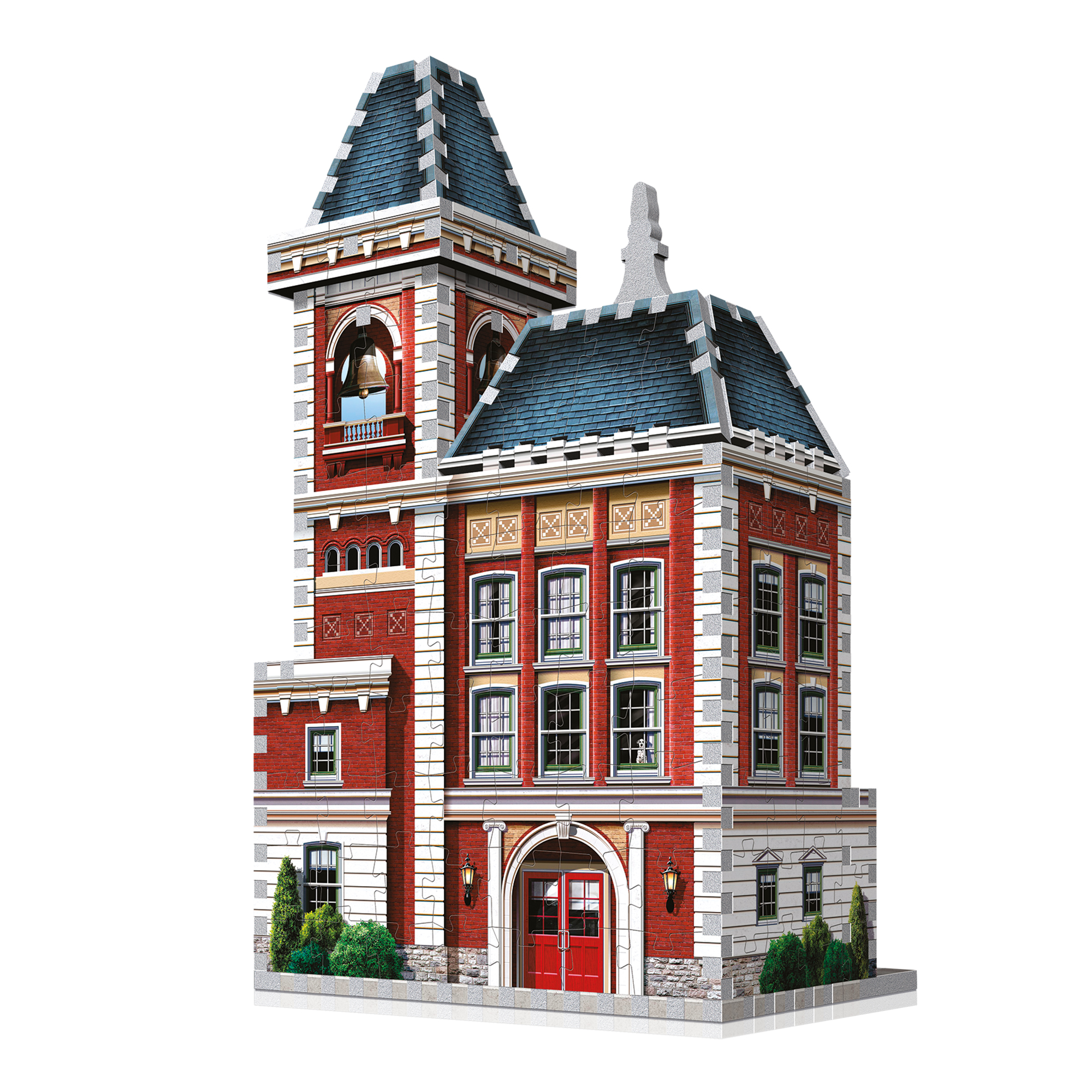 Casse-tête - Urbania - Caserne de pompiers (285 pièces) - Wrebbit 3D