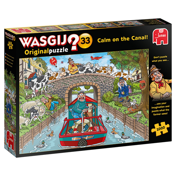 Casse-tête - Wasgij 33 - Panique sur le canal! (1000 pièces) - Jumbo