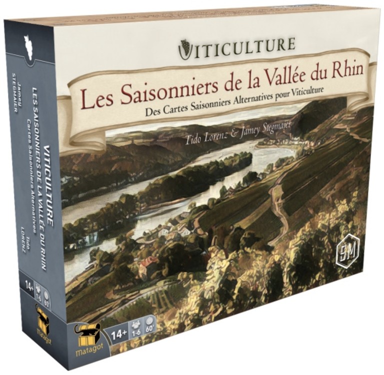 Boîte du jeu Viticulture : Les Saisonniers de la Vallée du Rhin