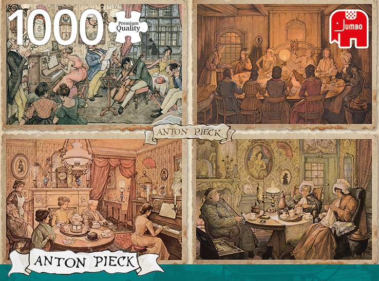 Casse-tête - Anton Pieck - Divertissements pour le salon (1000 pièces) - Jumbo