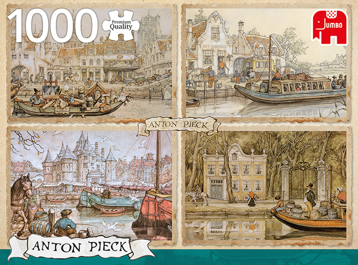 Anton Pieck – Péniches (1000 pièces) – Jumbo