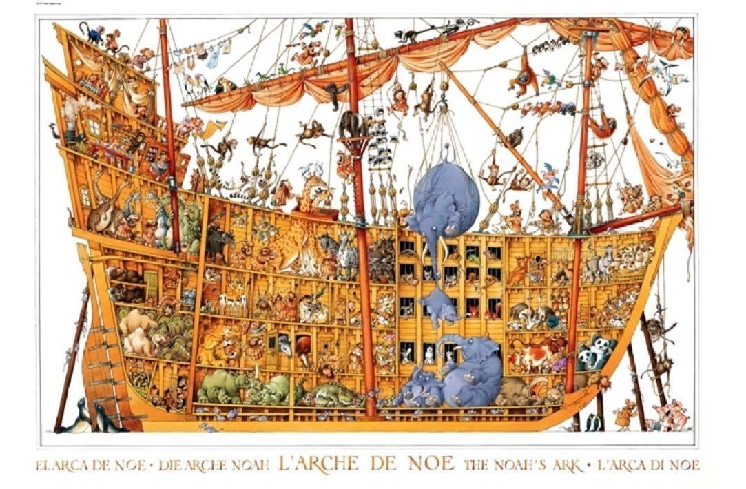 Casse-tête - Loup - Arche Noah (2000 pièces) - Heye