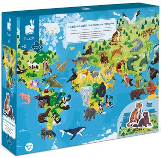 les animaux menacés (200 pièces) – Janod