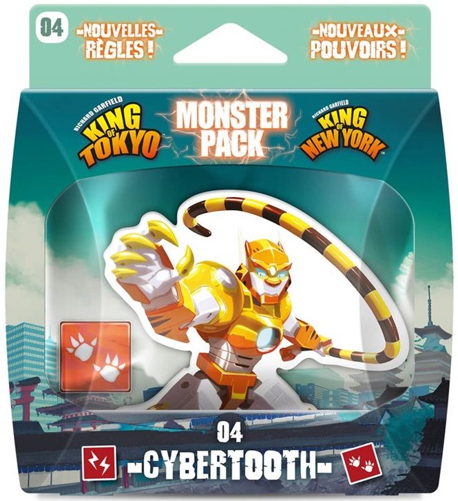 Boîte du jeu King of Tokyo - Monster Pack - Cybertooth