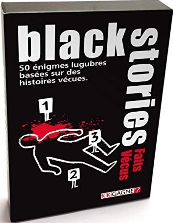 Boîte du jeu Black Stories Faits Vécus