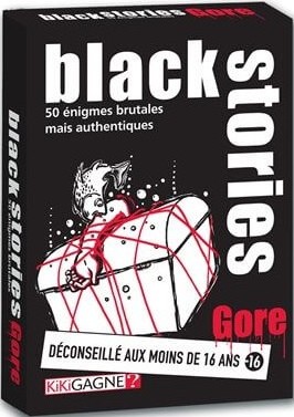 Boîte du jeu Black Stories Gore