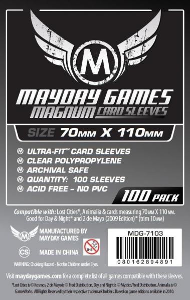 Accessoires Protecteurs de cartes "Magnum silver" 70 x 110 mm paquet 100