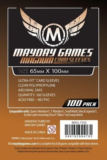 Accessoires Protecteurs de cartes "Magnum copper" 65 x 110 mm Paquet 100