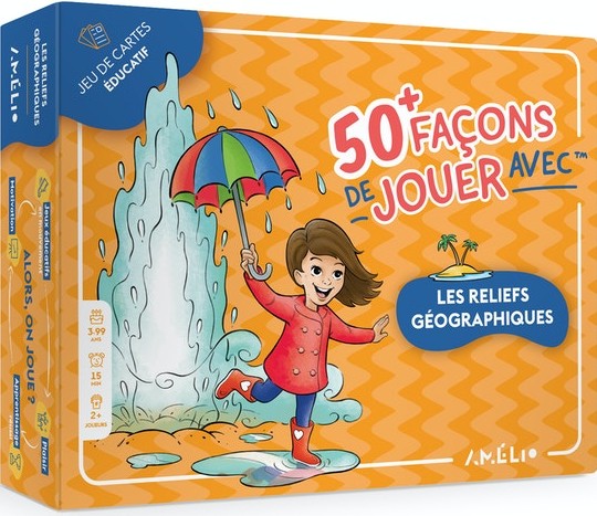 Boîte du jeu 50+ Façons de jouer avec les reliefs géographiques