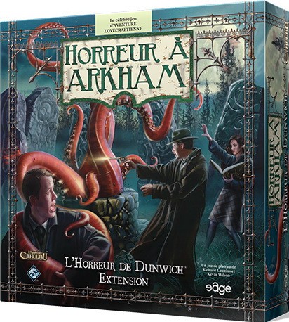 Boîte du jeu Horreur à Arkham l'Horreur de Dunwich