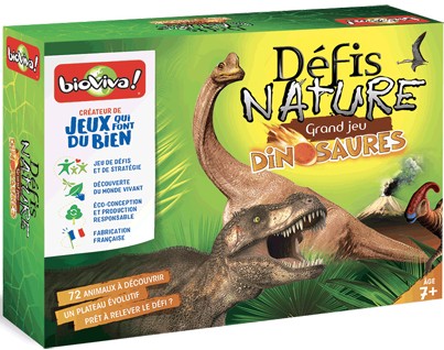 Boîte du jeu Défi Nature: Grand jeu Dinosaures