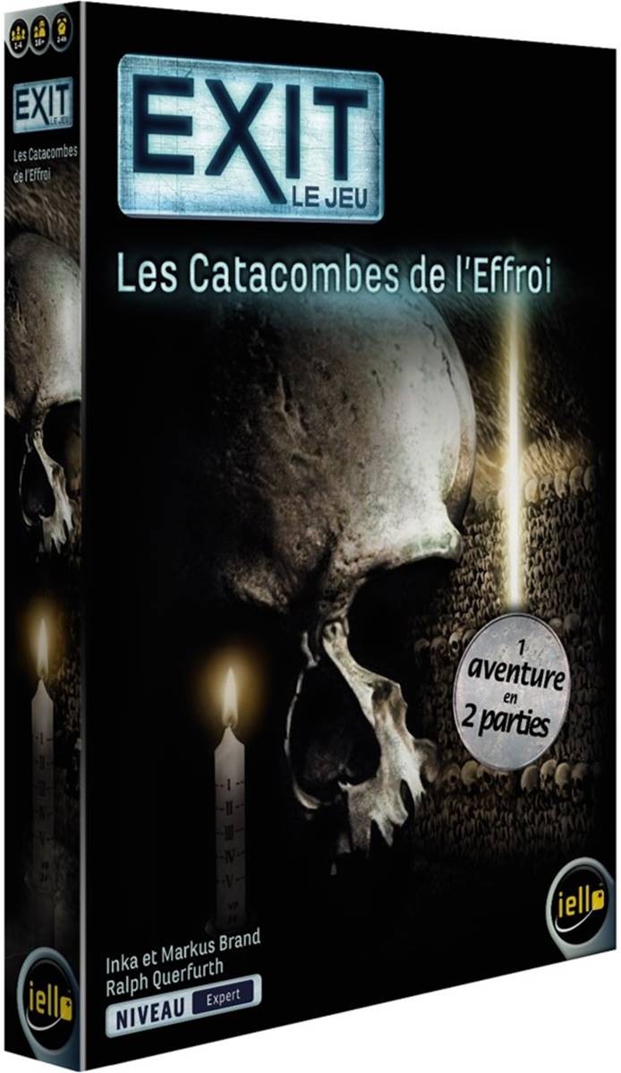Boîte du jeu Exit: Les Catacombes de l'Effroi
