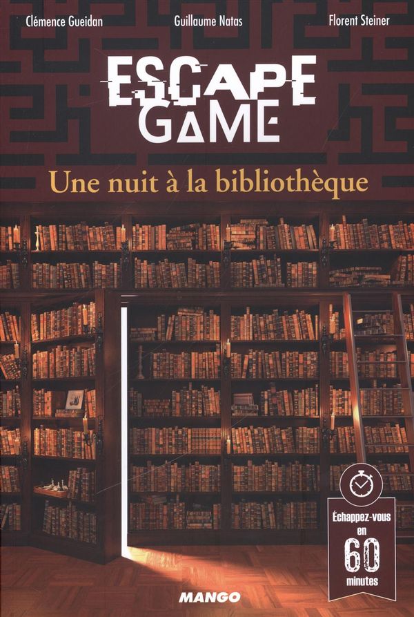 Boîte du jeu Escape Game: Une Nuit à la Bibliothèque