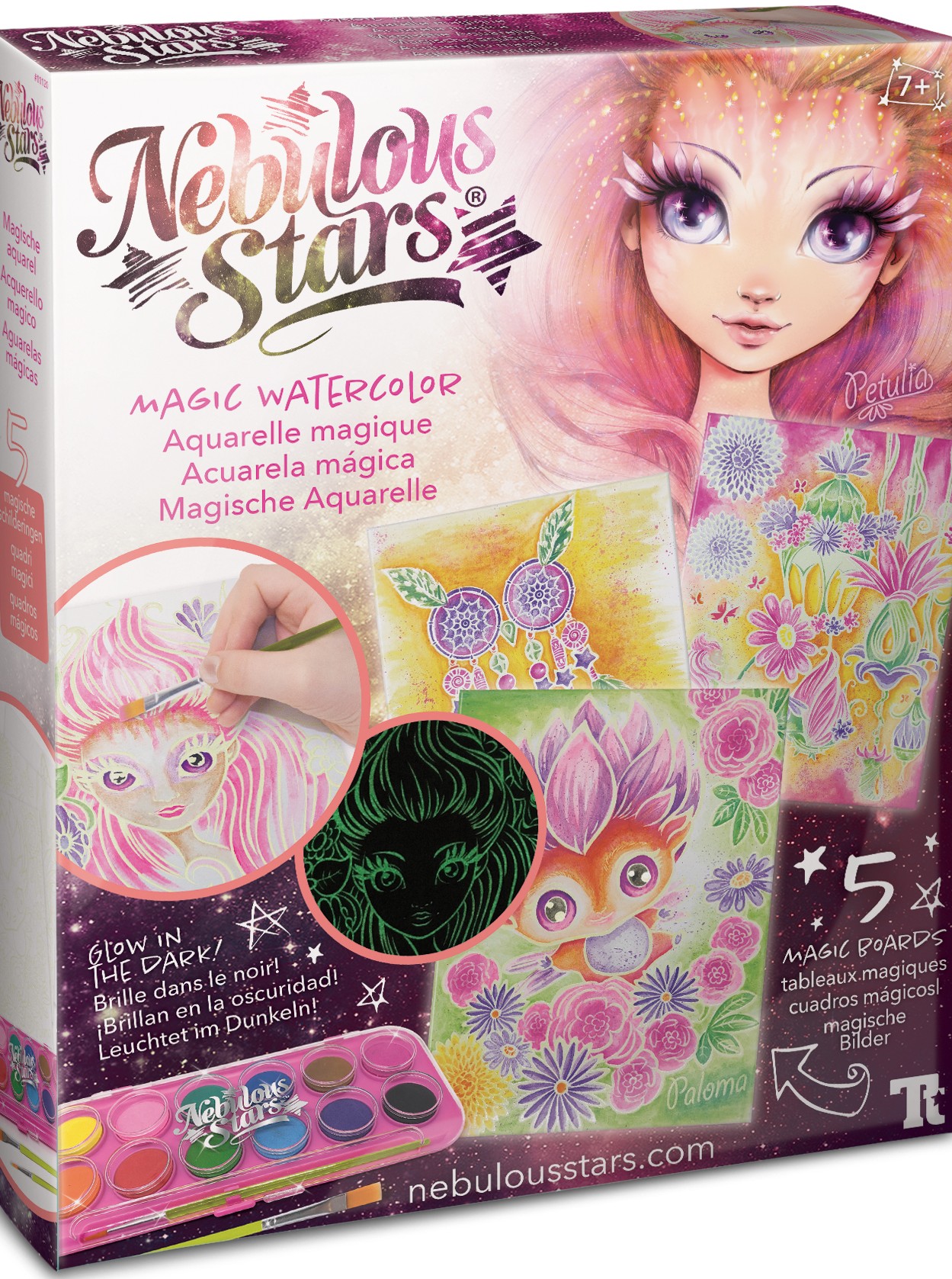 Boîte du jeu Nebulous Stars - Aquarelle Magique Petulia