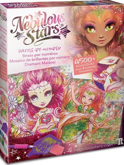 Boîte du jeu Nebulous Stars - Strass par numéro Hazelia & Petulia