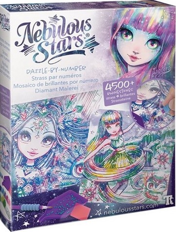 Boîte du jeu Nebulous Stars - Strass par numéro Isadora & Iceana