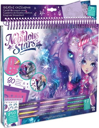 Nebulous Stars – Chevaux Fantastiques (Carnet de croquis créatif)
