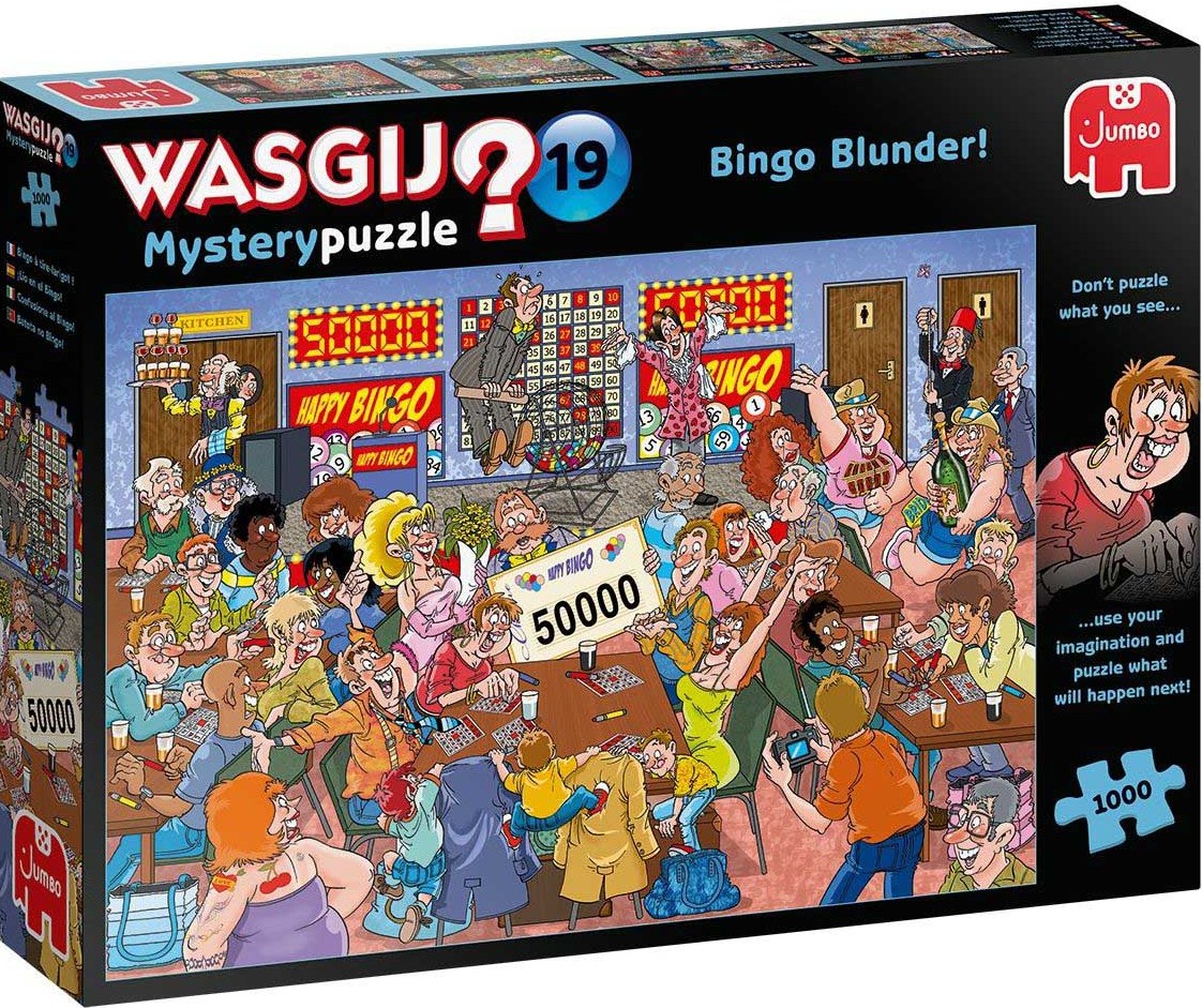 Wasgij Mystery 19 – Bingo Blunder (1000 pièces) – Jumbo