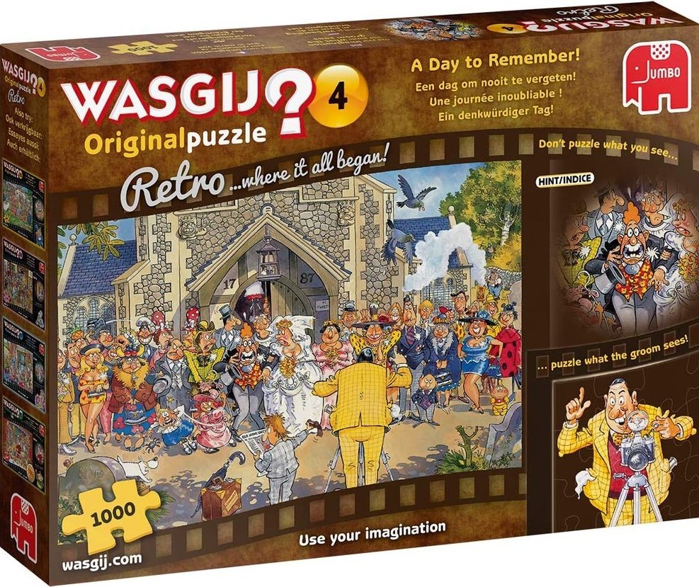 Casse-tête Wasgij Original 4 Une Journée Inoubliable (1000 pièces) Jumbo