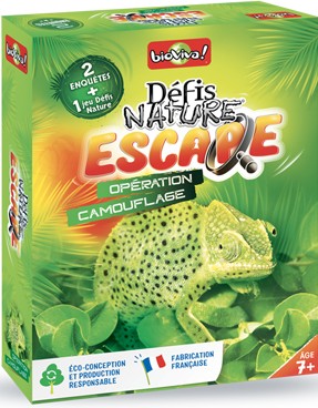 Boîte du jeu défi Nature escape - Opérations Camouflage