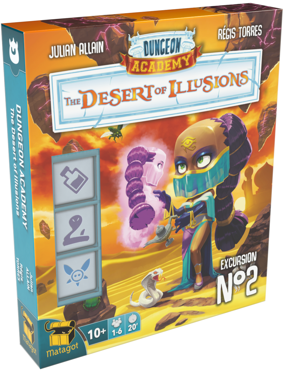 Boîte du jeu Dungeon Academy: the Desert of Illusions 2 (ext) (vf)