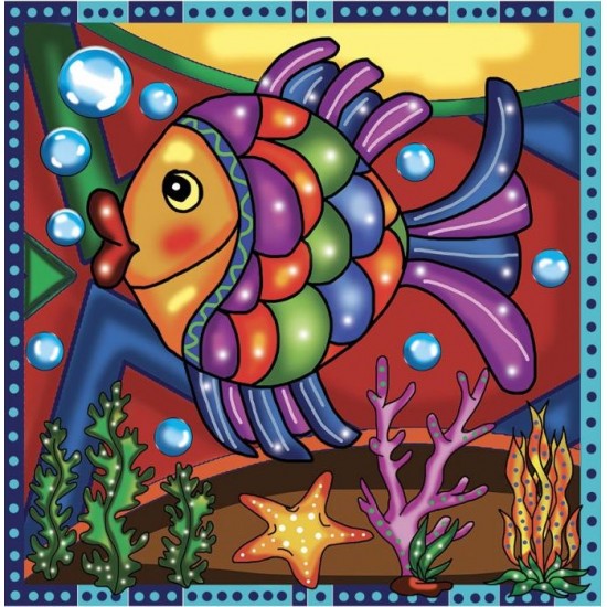 Broderie de Diamants – Poisson (30 x 30)