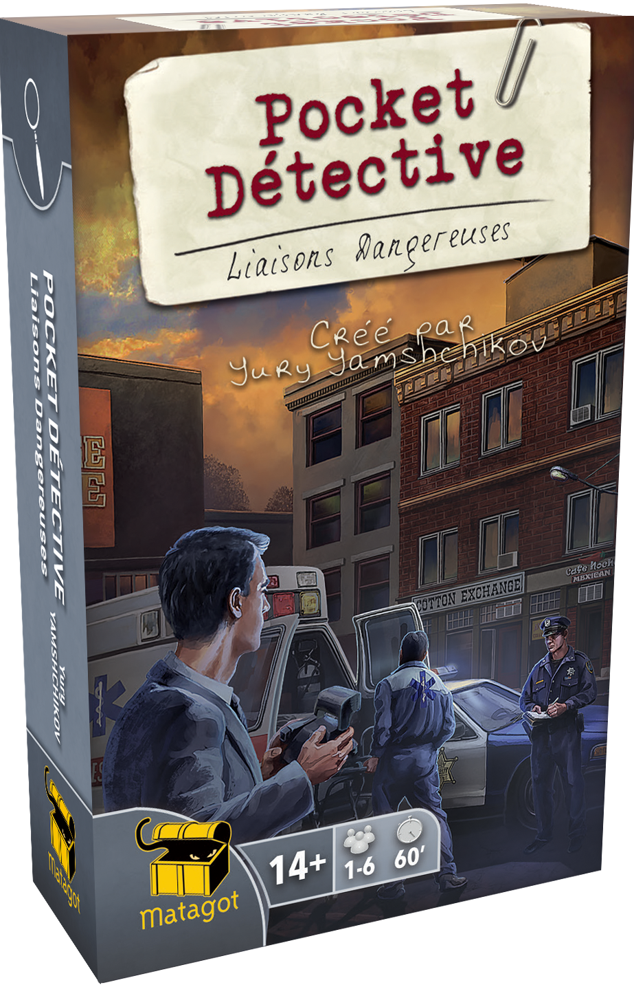 Boîte du jeu Pocket Detective - Liaisons Dangereuses