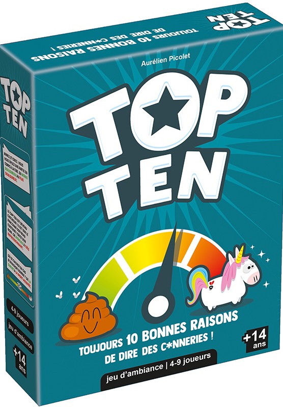 Boîte du jeu Top Ten (vf)