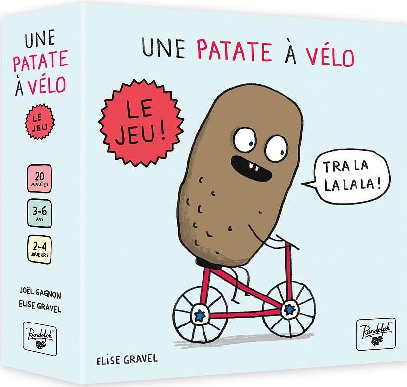 Boîte du jeu Une patate à vélo - Le jeu