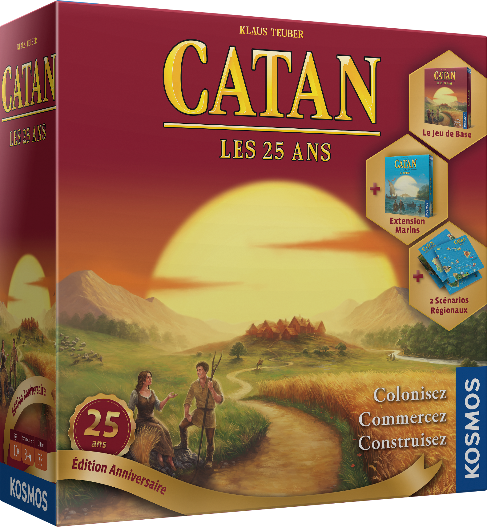 Boîte du jeu Catan - Les 25 ans Jubilé (FR)