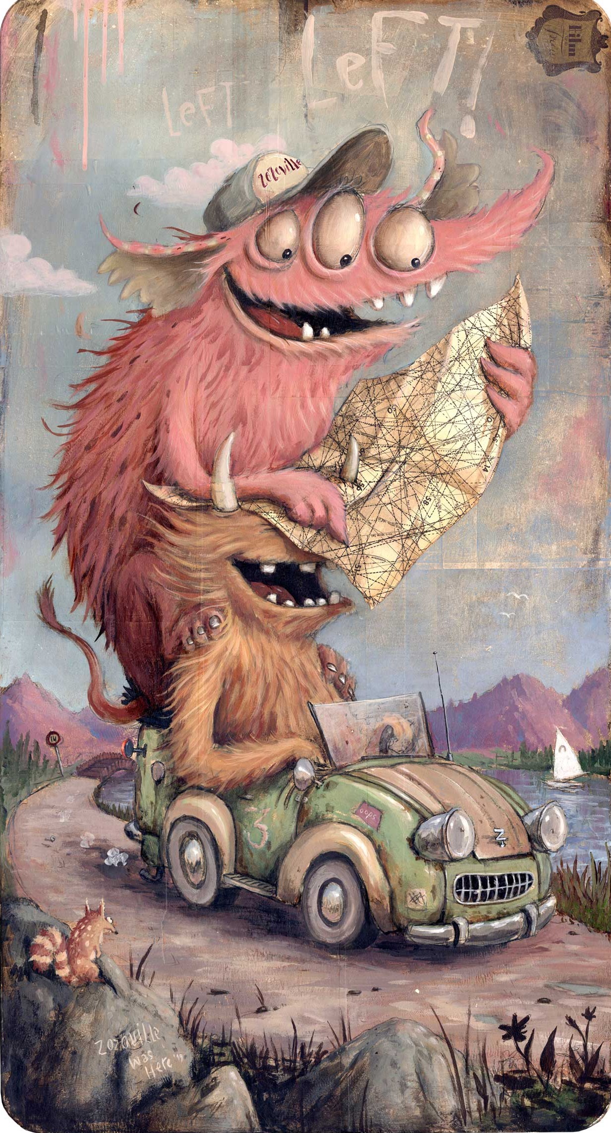 Zozoville – Road Tripping (2000 pièces) – Heye