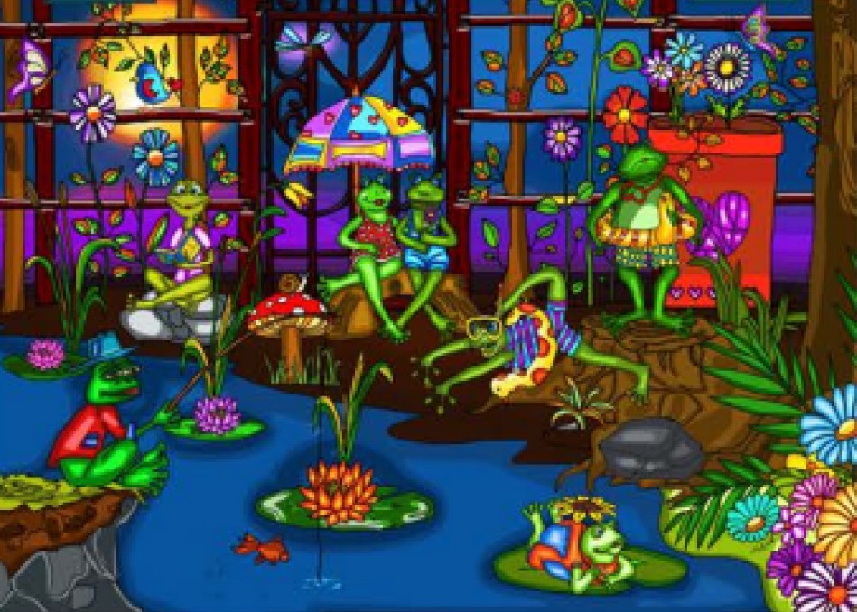 Les grenouilles s’amusent (1000 pièces) – JaCaRou