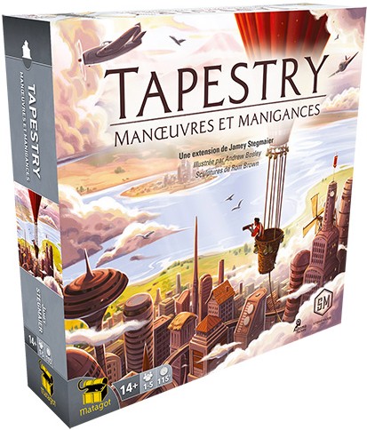 Boîte du jeu Tapestry - Manoeuvres et manigances (Extension)