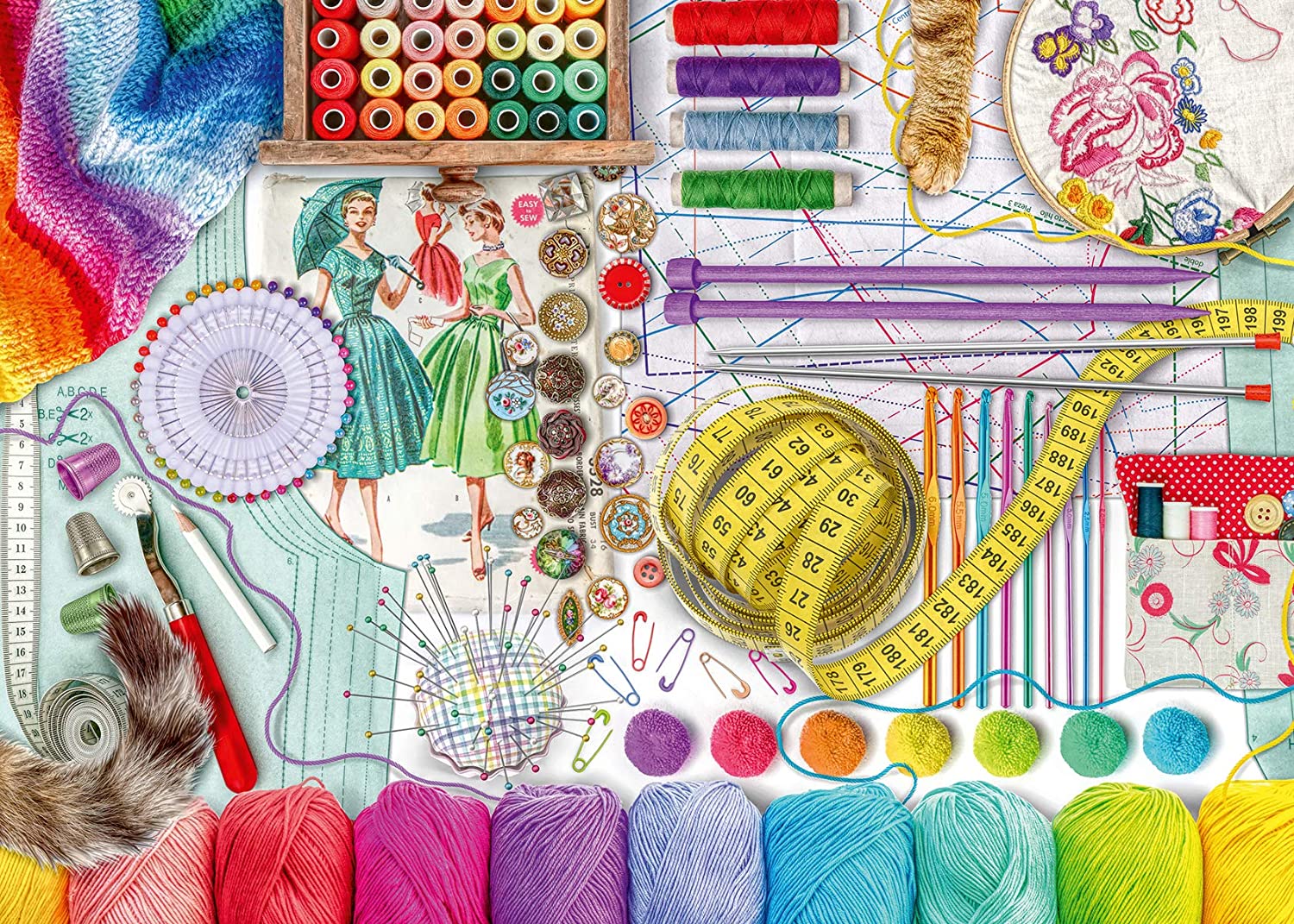 L’Atelier de couture (500 pièces Large) – Ravensburger