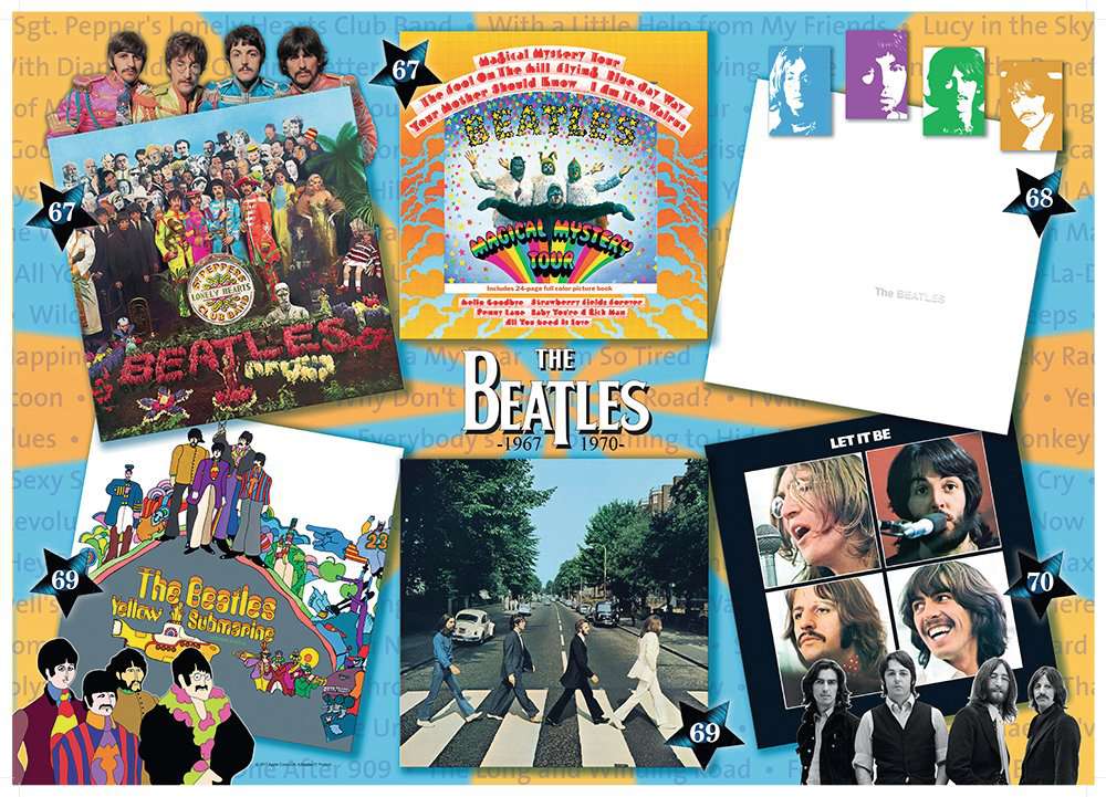 Boîte du jeu Beatles - Albums 1967-70 (1000 pièces) - Ravensburger