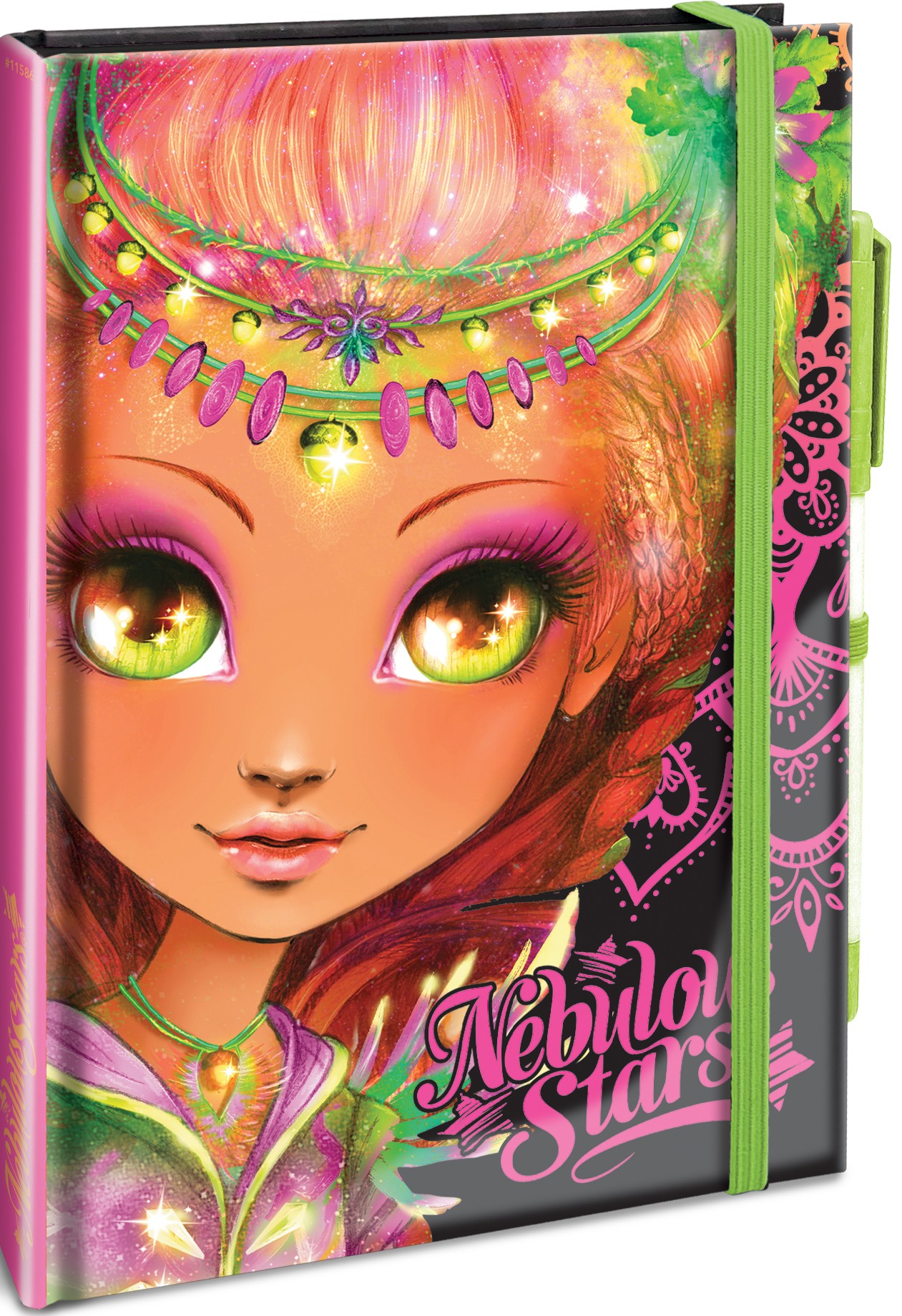 Nebulous Stars – Cahier de notes de luxe pages noires – Hazelia