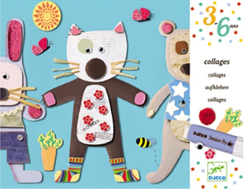 Boîte du jeu Collages des petits - Petits animaux