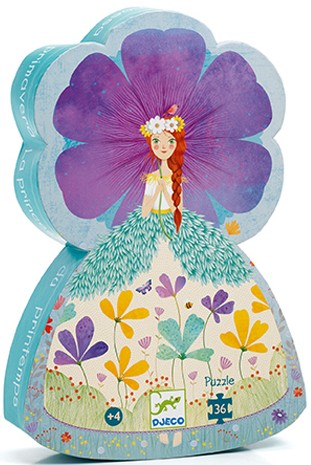 Boîte du jeu Silhouette - Princesse du printemps (36 pièces) - Djeco