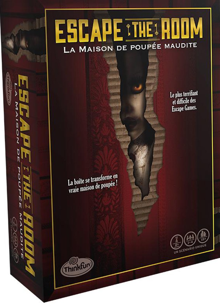 Boîte du jeu Escape the Room: La Maison de Poupée Maudite
