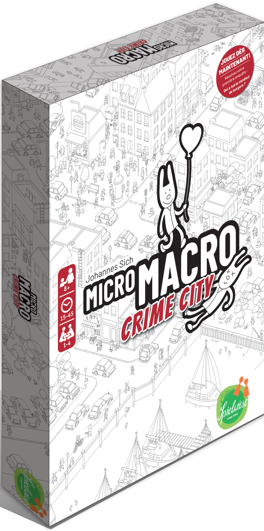 Boîte du jeu Micromacro - crime city (VF)