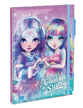 Boîte du bricolage Nebulous Stars - Cahier de notes de luxe pages blanches - Iceana & Isadora