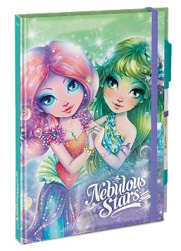 Nebulous Stars – Cahier de notes de luxe pages blanches – Marinia & Coralia