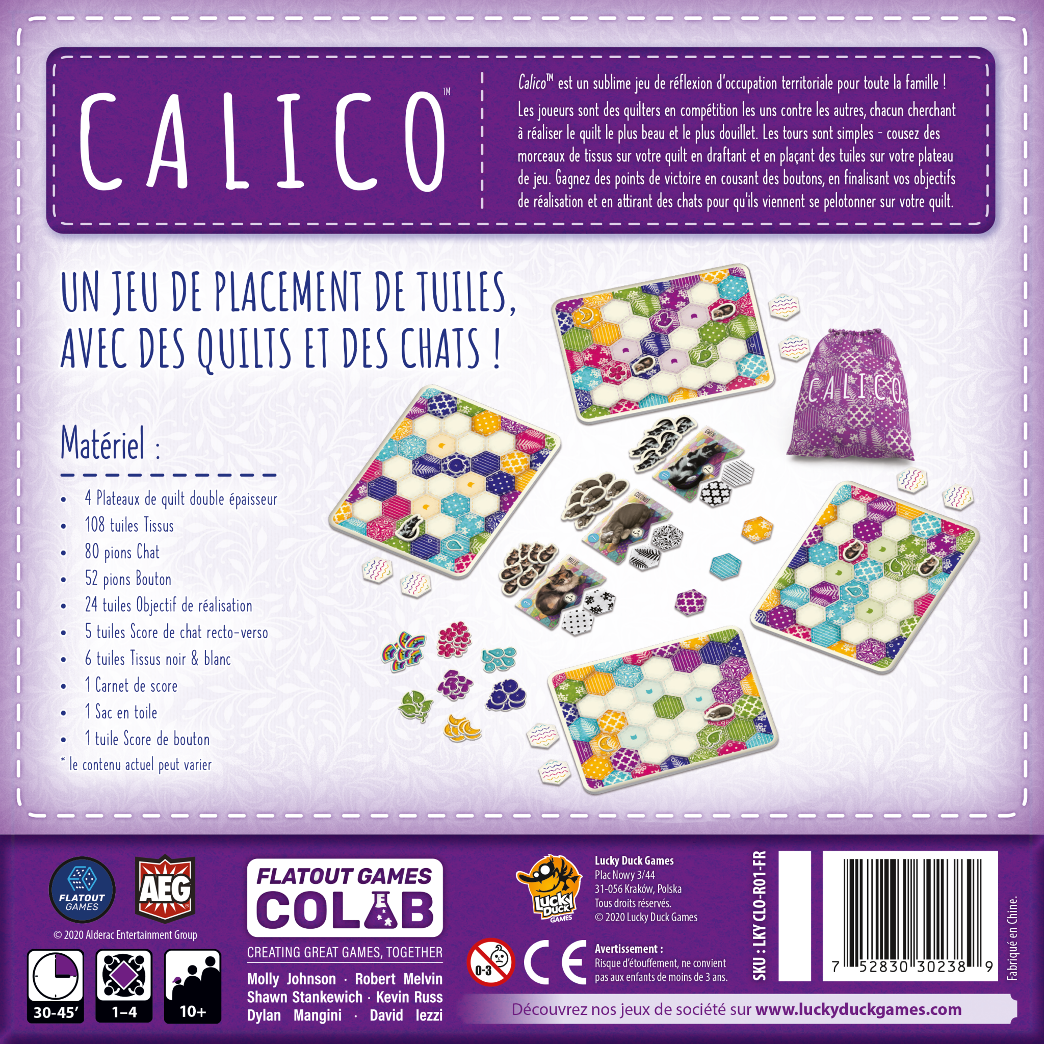 Présentation du jeu Calico